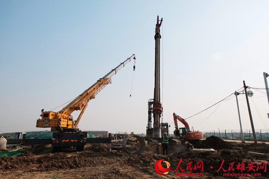 Key projects in Xiongan New Area proceeding as planned